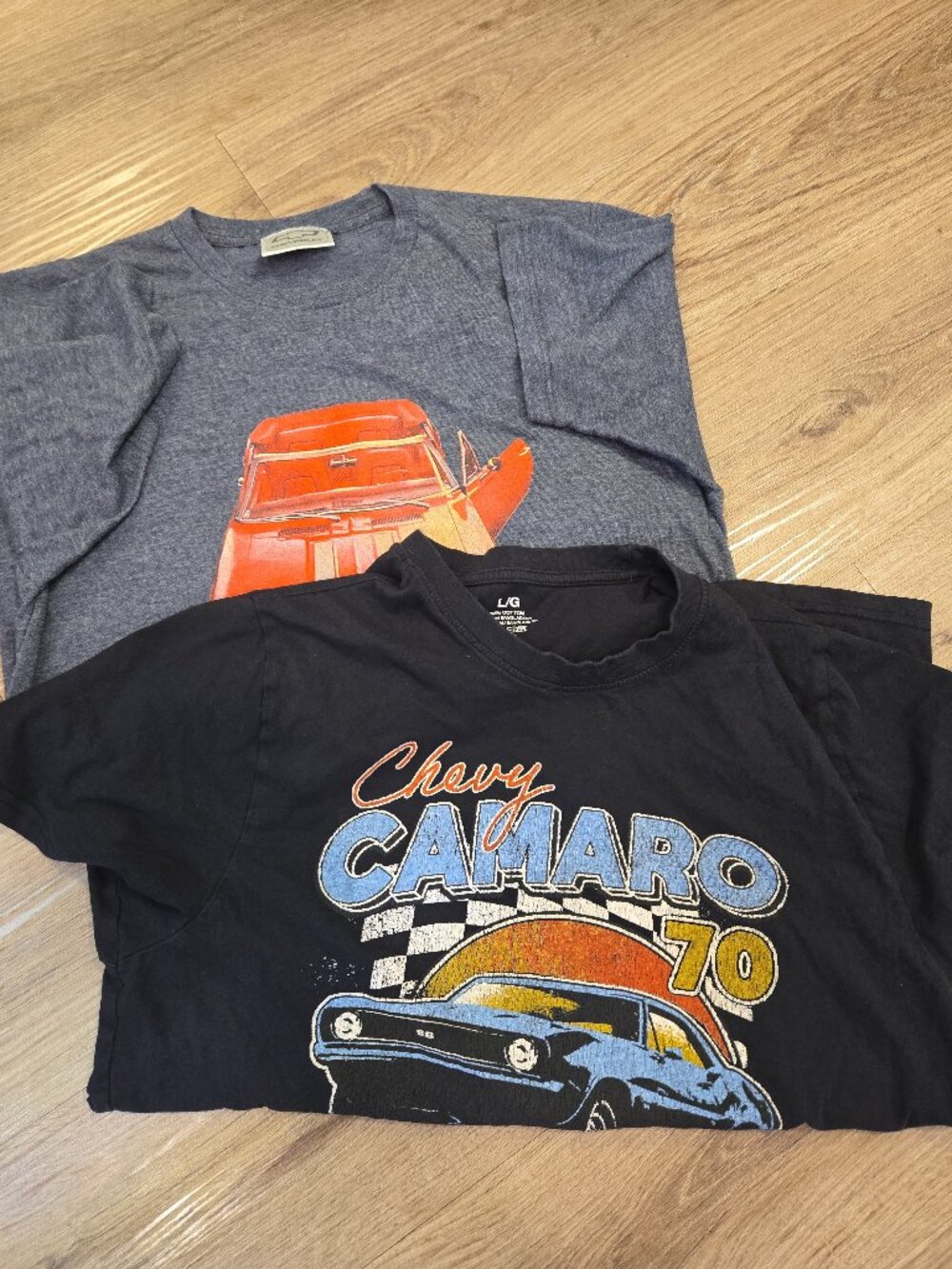 Vintage Chevrolet Camaro Calhoun/GM T-Shirt Bundle of 2